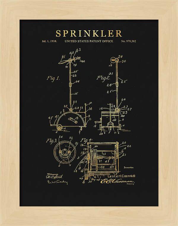 Sprinkler Gold Patent Us979382