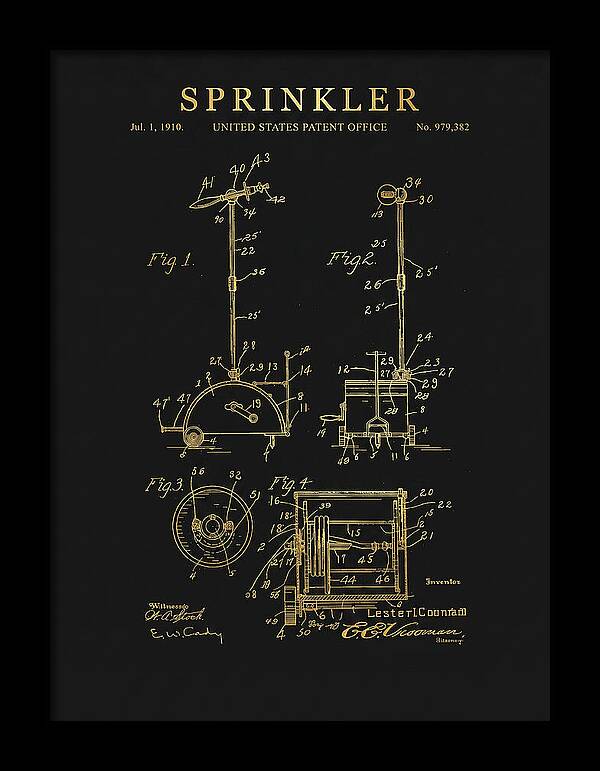 Sprinkler Gold Patent Us979382