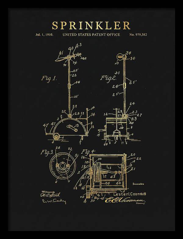 Sprinkler Gold Patent Us979382