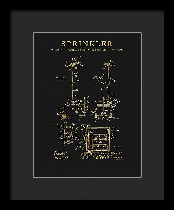 Sprinkler Gold Patent Us979382