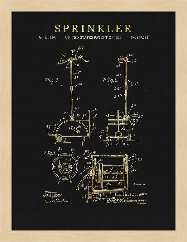 Sprinkler Gold Patent Us979382