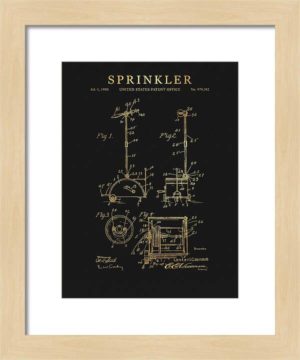 Sprinkler Gold Patent Us979382