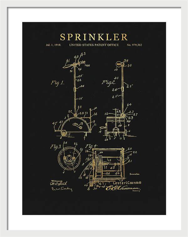 Sprinkler Gold Patent Us979382