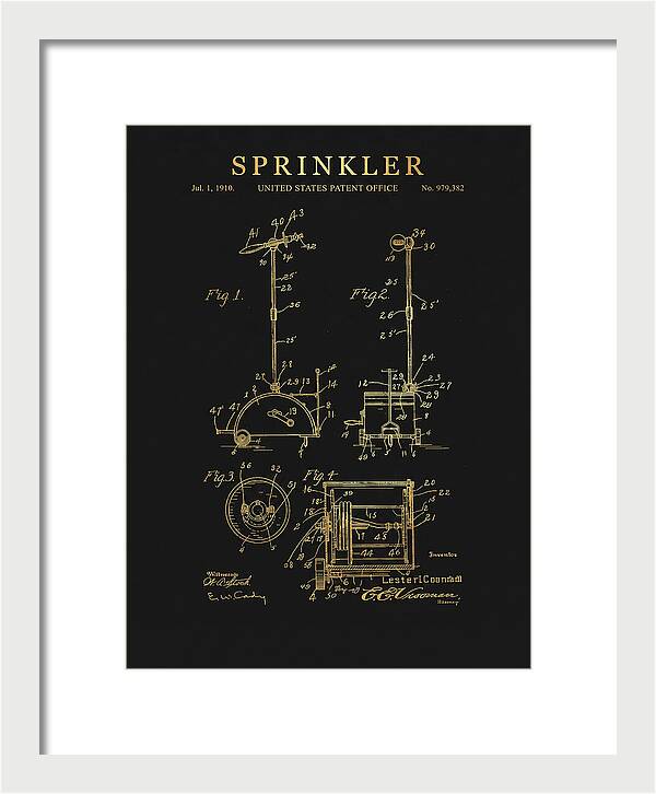 Sprinkler Gold Patent Us979382
