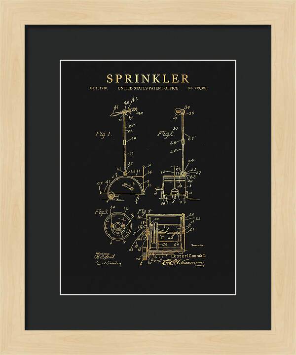Sprinkler Gold Patent Us979382