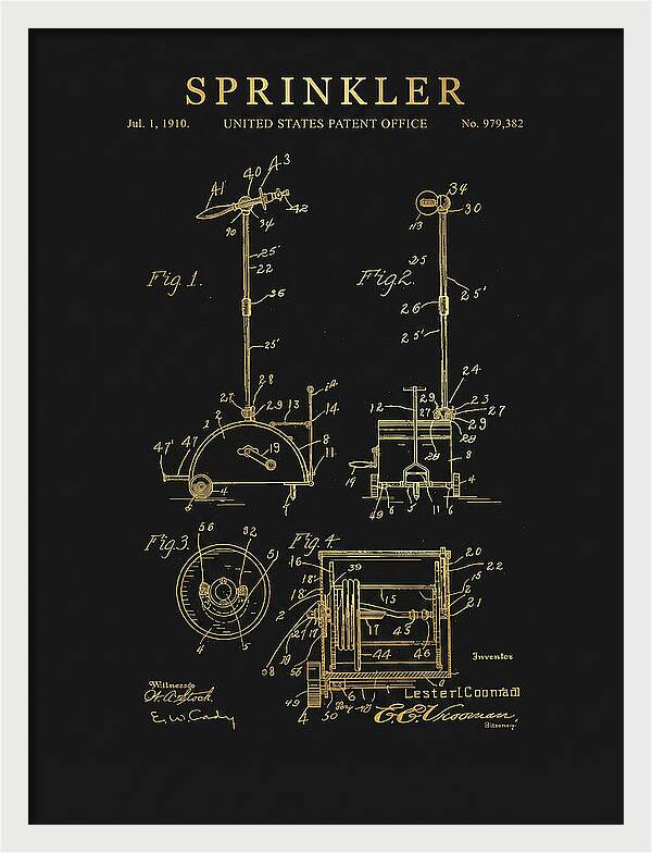 Sprinkler Gold Patent Us979382