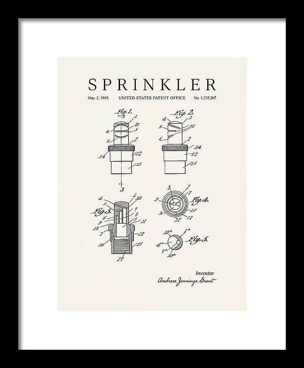 Sprinkler Minimalist Patent Us1335267