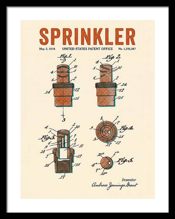 Sprinkler Retro Patent Us1335267