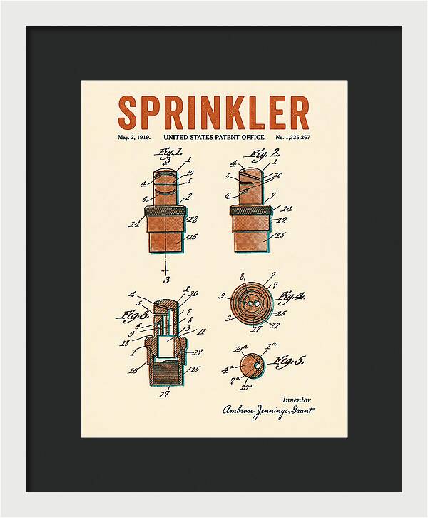 Sprinkler Retro Patent Us1335267