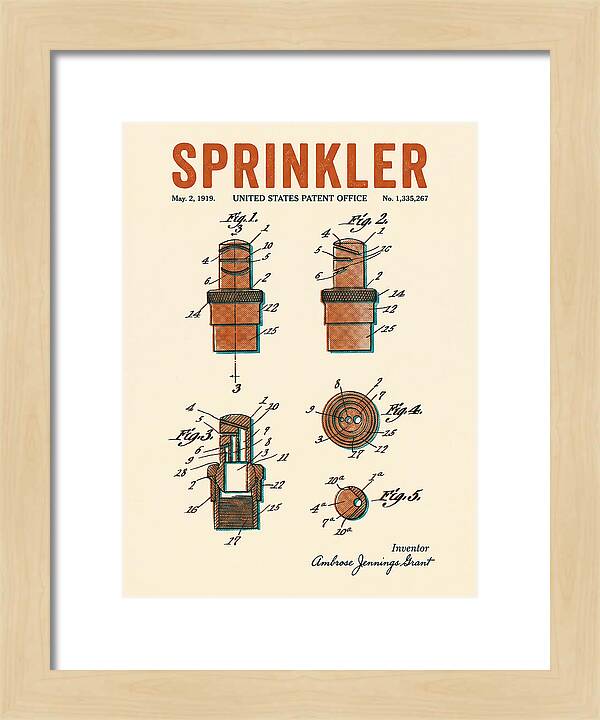 Sprinkler Retro Patent Us1335267