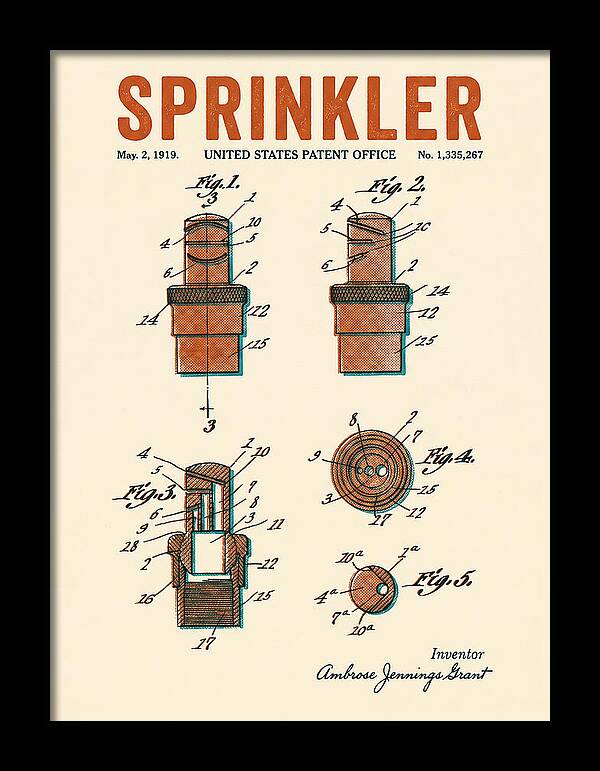 Sprinkler Retro Patent Us1335267