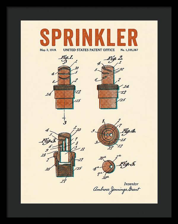 Sprinkler Retro Patent Us1335267