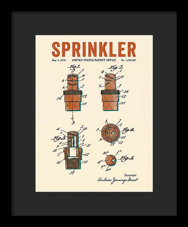 Sprinkler Retro Patent Us1335267