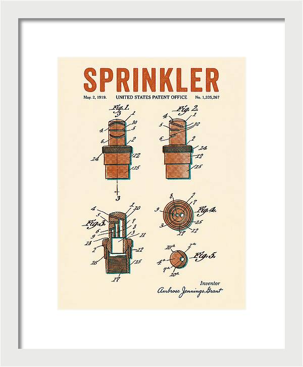 Sprinkler Retro Patent Us1335267