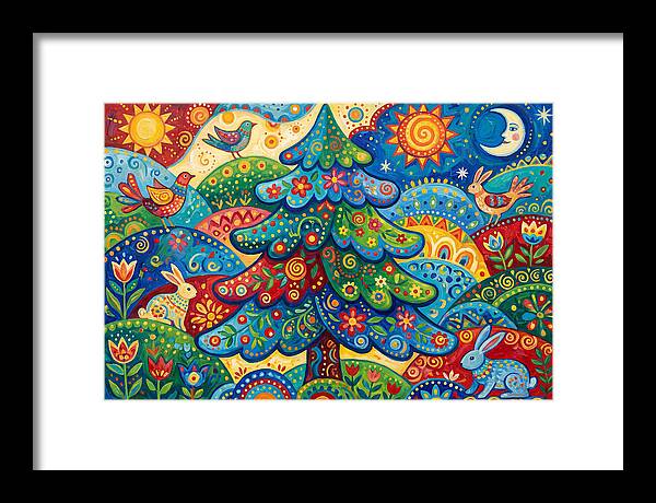 Spruce Tree Folk Art