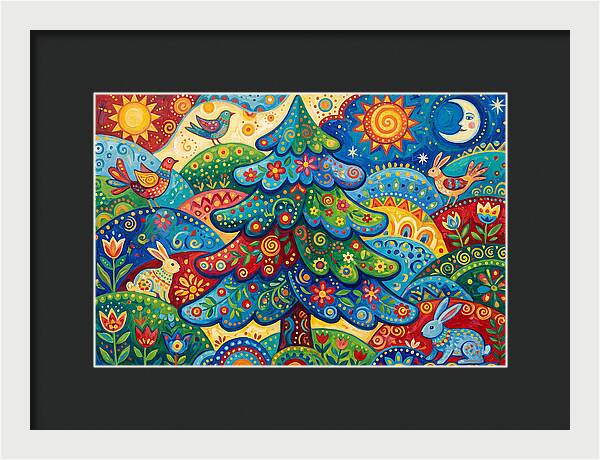 Spruce Tree Folk Art