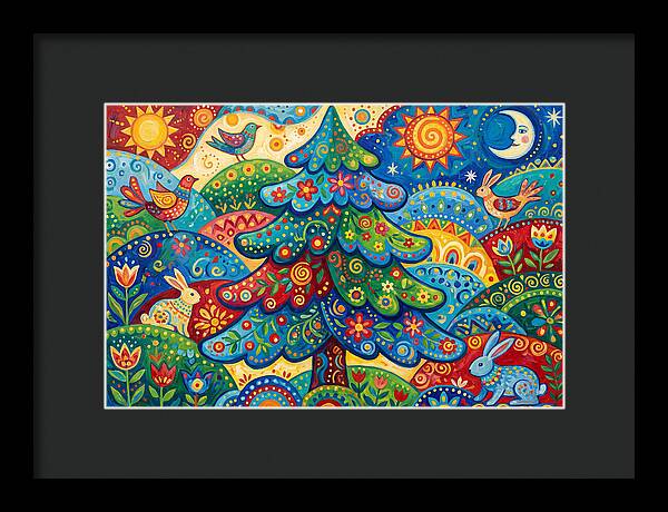 Spruce Tree Folk Art