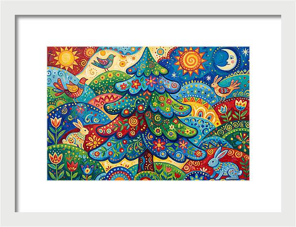 Spruce Tree Folk Art