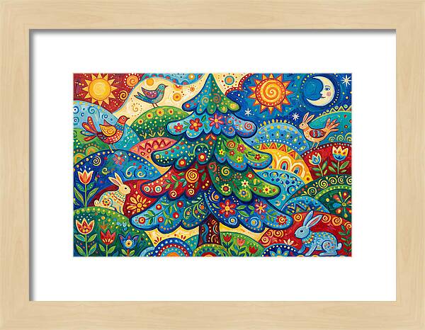 Spruce Tree Folk Art