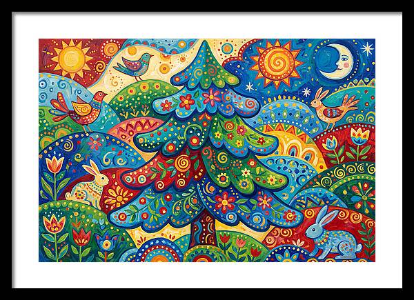Spruce Tree Folk Art