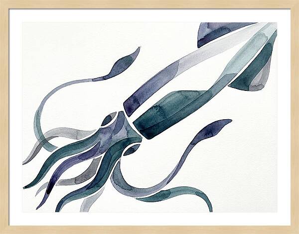 Squid In Fluid Motion
