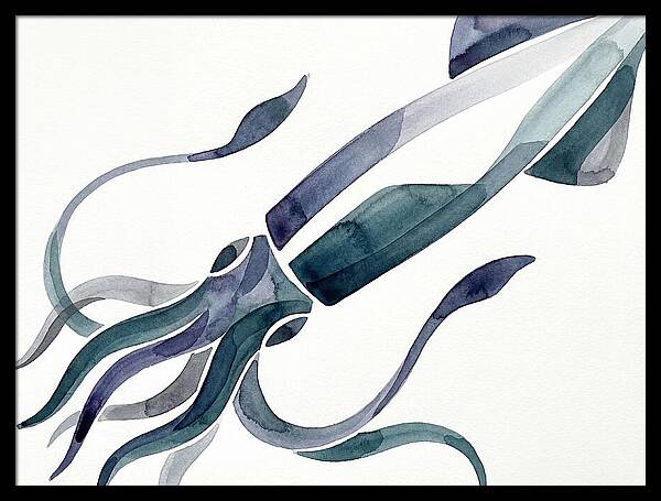 Squid In Fluid Motion