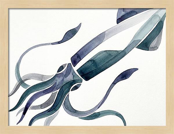 Squid In Fluid Motion