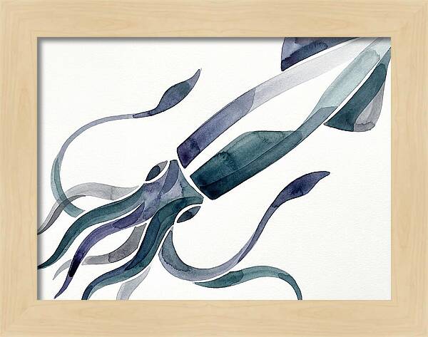 Squid In Fluid Motion