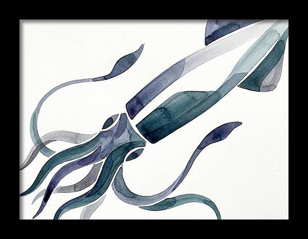 Squid In Fluid Motion