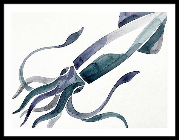 Squid In Fluid Motion