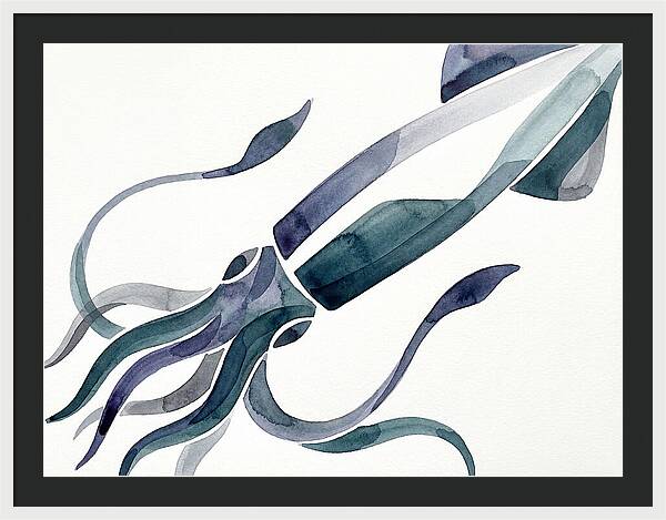 Squid In Fluid Motion