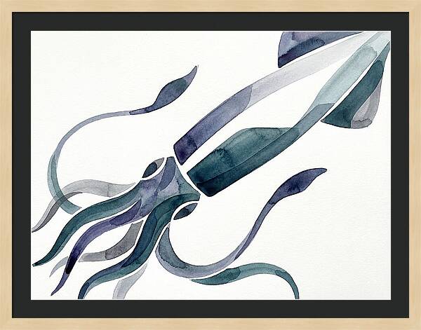 Squid In Fluid Motion
