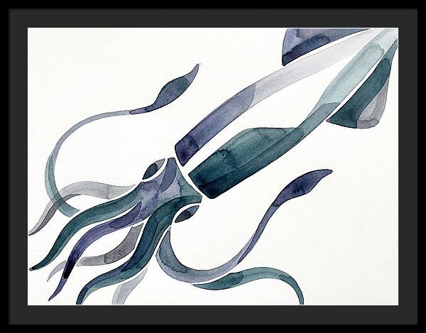 Squid In Fluid Motion
