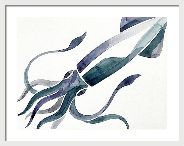 Squid In Fluid Motion