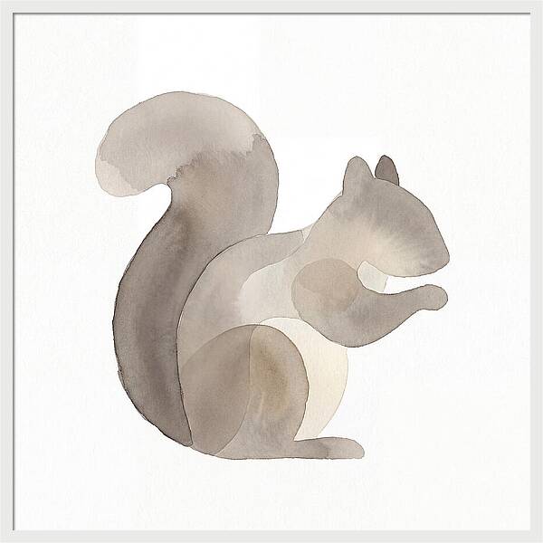 Squirrel In Soft Hues