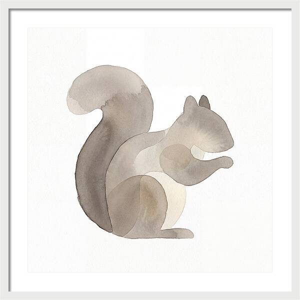 Squirrel In Soft Hues