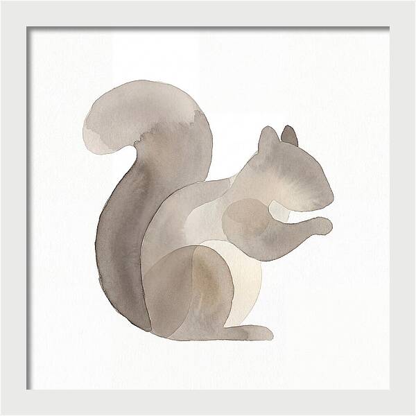 Squirrel In Soft Hues