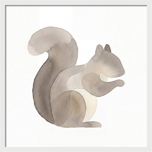 Squirrel In Soft Hues