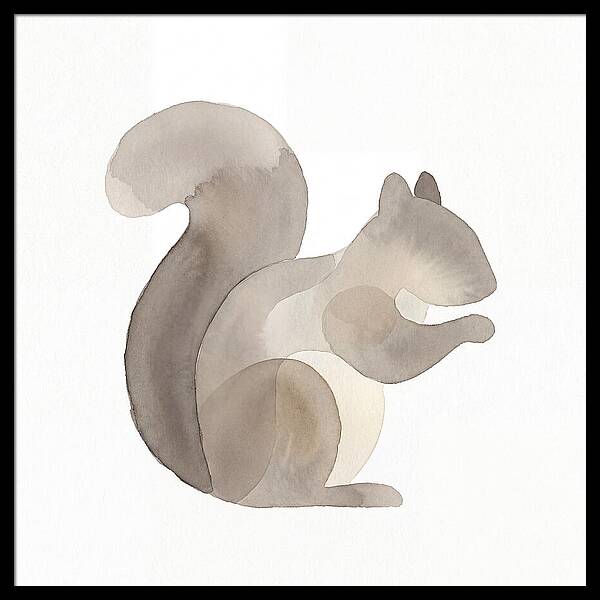 Squirrel In Soft Hues