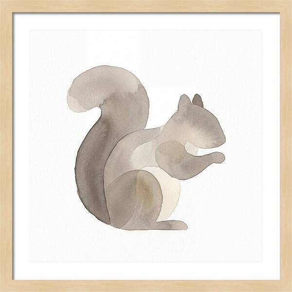 Squirrel In Soft Hues