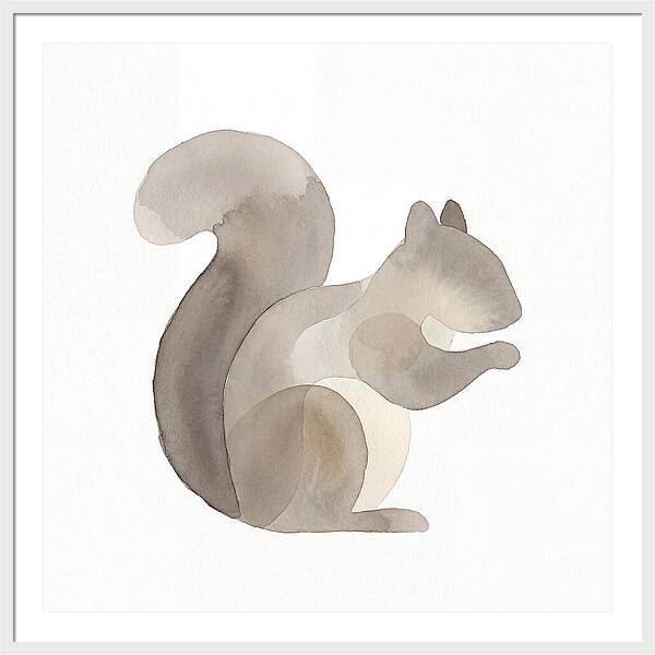 Squirrel In Soft Hues