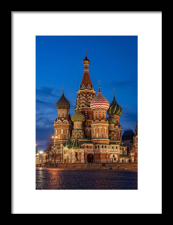 St Basils Cathedral At Dusk