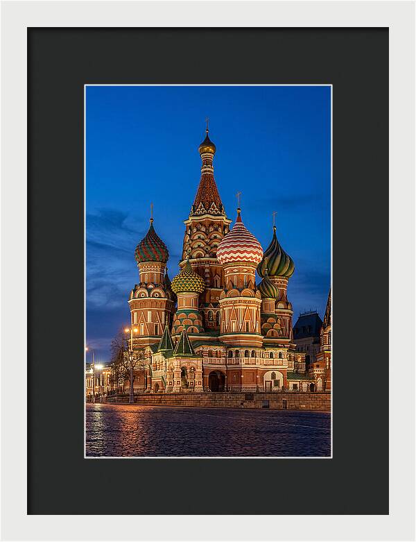 St Basils Cathedral At Dusk