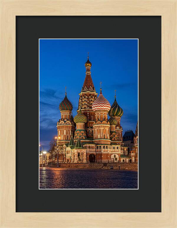 St Basils Cathedral At Dusk
