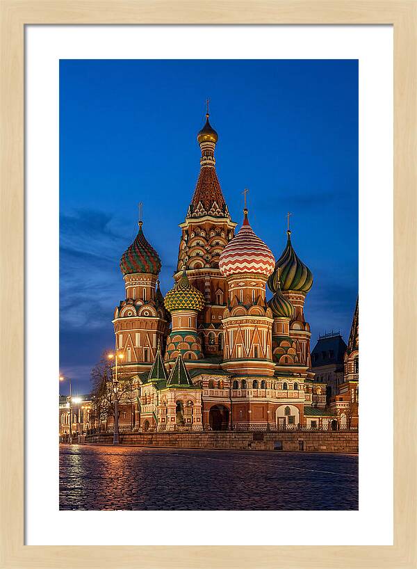 St Basils Cathedral At Dusk