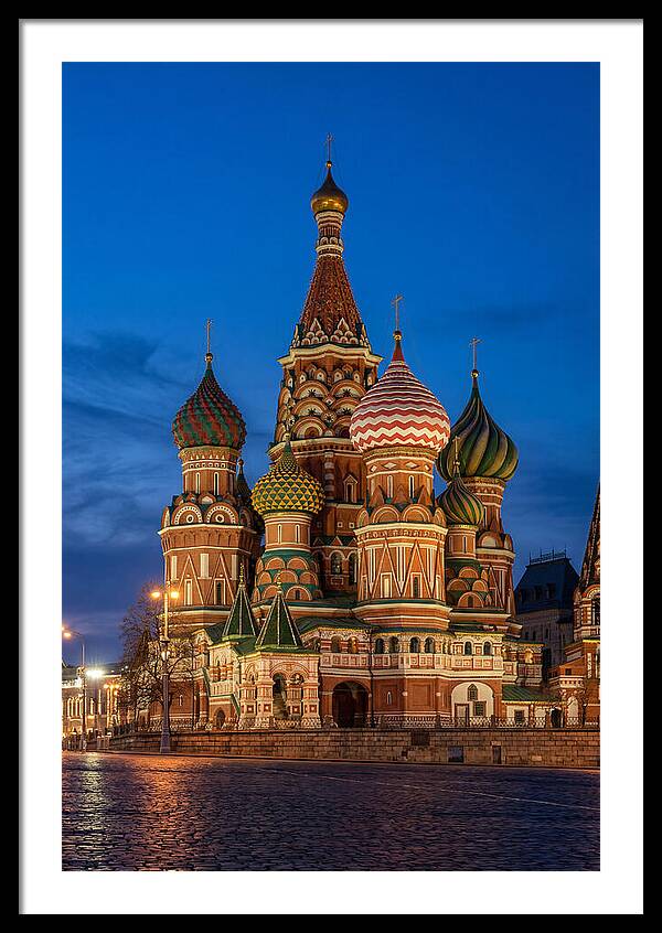 St Basils Cathedral At Dusk