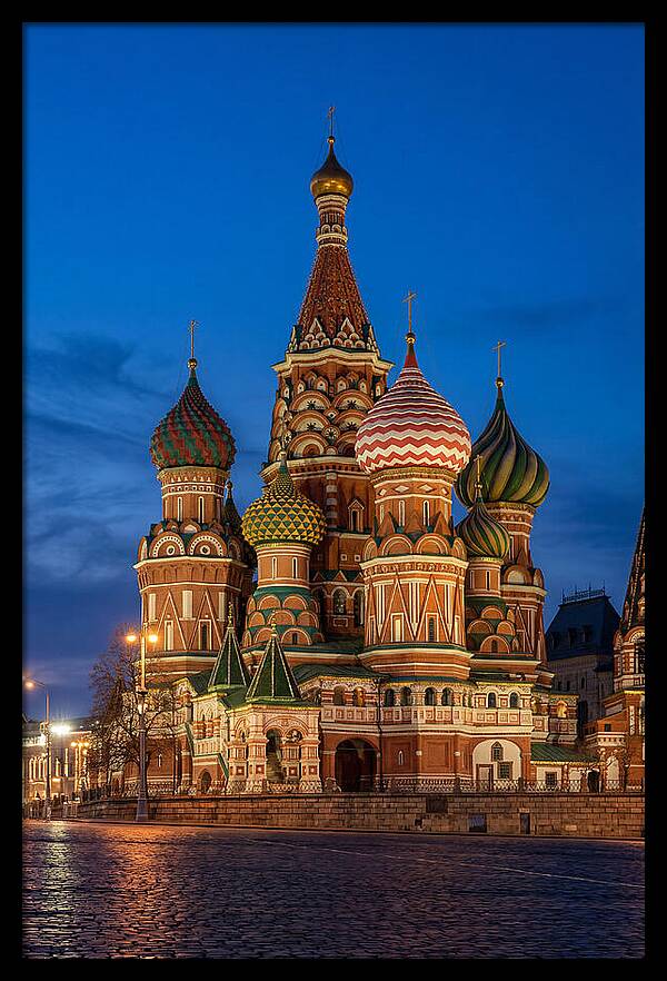 St Basils Cathedral At Dusk