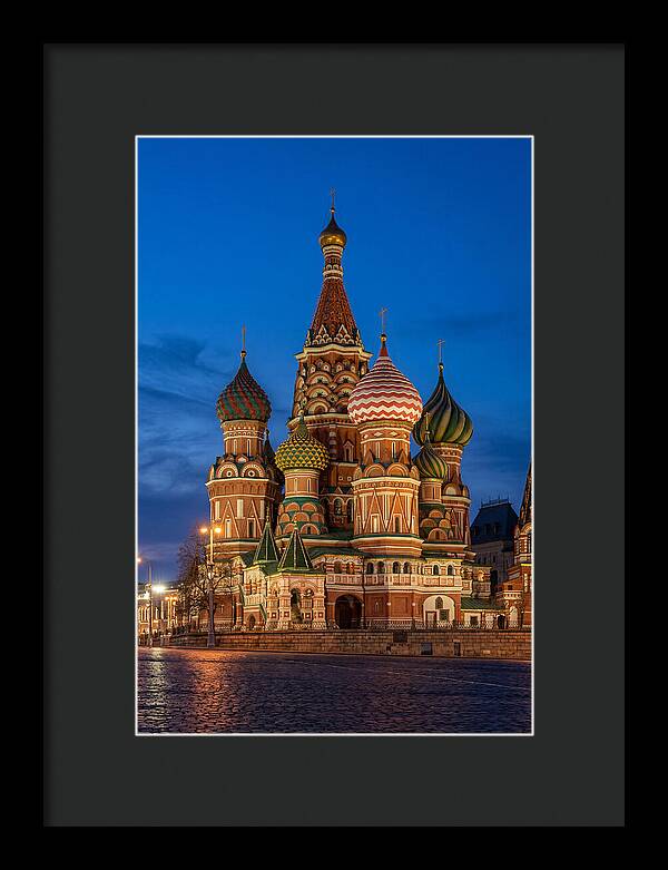 St Basils Cathedral At Dusk