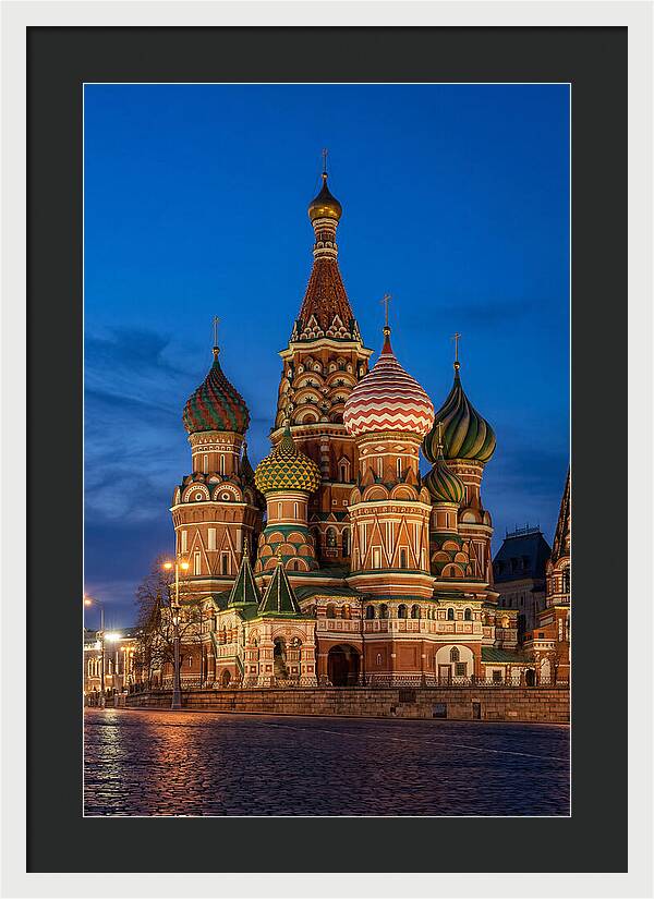 St Basils Cathedral At Dusk