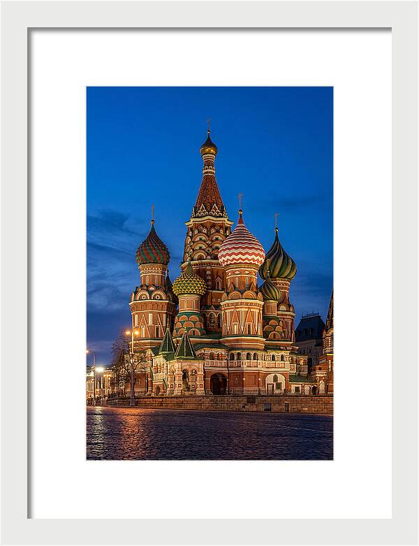 St Basils Cathedral At Dusk